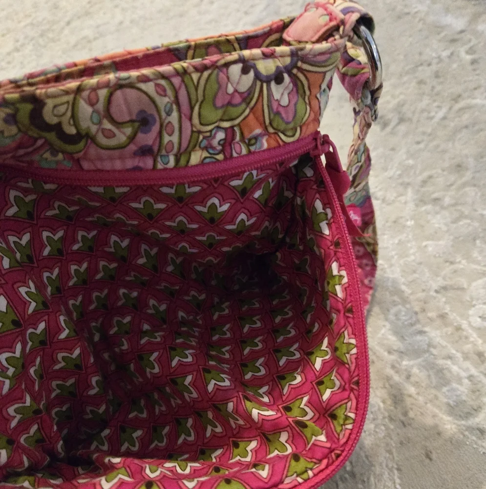 Vera Bradley Floral Pink Crossbody Bag